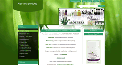 Desktop Screenshot of aloevera-produkty.cz